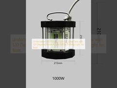 Unterwasser-LED-Fischlicht für die Tiefsee mit 120 Grad Lichtwinkel 1000W Fischerlicht für Boot
