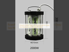 Leistungsstarke 2000W beste LED-Fischlicht für Tiefsee Wasserdichtes Fischerlicht für Boote